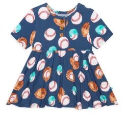 Posh Peanut Little Girl's & Girl's 2-Piece Homer Peplum Top & Ruffled Shorts Set For Kids -Posh Peanu Shop unnamed file 1007