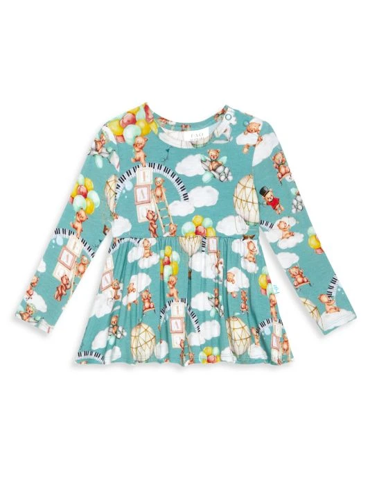 Baby's & Little Girl's FAO X Posh Peanut 2-Piece Teddy Bears Peplum Top & Bloomers Set For Kids 5 Baby's & Little Girl's FAO X Posh Peanut 2-Piece Teddy Bears Peplum Top & Bloomers Set For Kids - Image 3