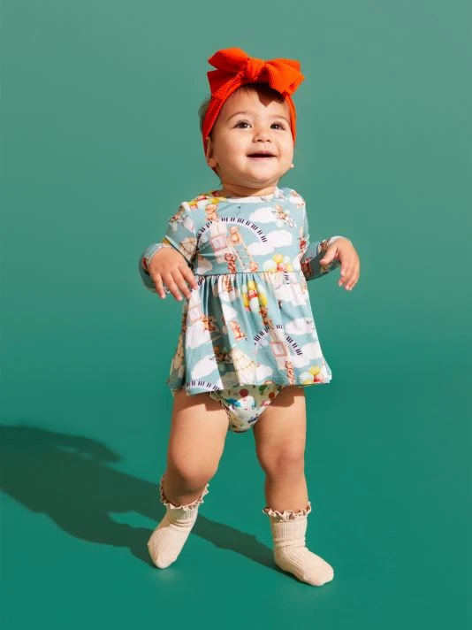 Baby's & Little Girl's FAO X Posh Peanut 2-Piece Teddy Bears Peplum Top & Bloomers Set For Kids 7 Baby's & Little Girl's FAO X Posh Peanut 2-Piece Teddy Bears Peplum Top & Bloomers Set For Kids - Image 5