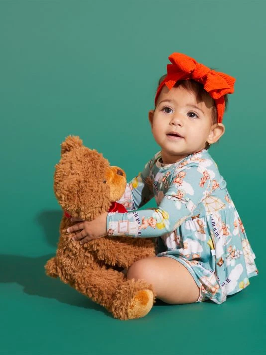 Baby's & Little Girl's FAO X Posh Peanut 2-Piece Teddy Bears Peplum Top & Bloomers Set For Kids 8 Baby's & Little Girl's FAO X Posh Peanut 2-Piece Teddy Bears Peplum Top & Bloomers Set For Kids - Image 6