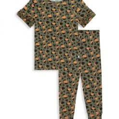 Posh Peanut Little Kid's & Kid's 2-Piece Eli Top And Pants Set For Kids