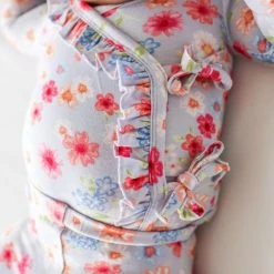 Posh Peanut Baby Girl's 2-Piece Carissa Wrap Top & Footed Pants Set For Kids -Posh Peanu Shop unnamed file 114