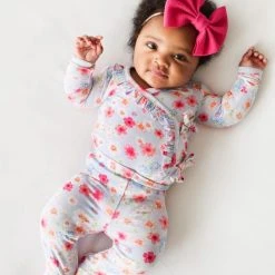 Posh Peanut Baby Girl's 2-Piece Carissa Wrap Top & Footed Pants Set For Kids -Posh Peanu Shop unnamed file 115