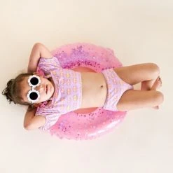 Posh Peanut Little Girl's & Girl's Cleo Puff Sleeve Two-Piece Swimsuit For Kids -Posh Peanu Shop unnamed file 132
