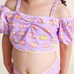Posh Peanut Little Girl's & Girl's Cleo Puff Sleeve Two-Piece Swimsuit For Kids -Posh Peanu Shop unnamed file 133