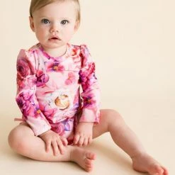 Posh Peanut Baby's & Little Girl's Floral Frill-Trim Rashguard Swimsuit For Kids -Posh Peanu Shop unnamed file 141