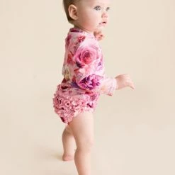 Posh Peanut Baby's & Little Girl's Floral Frill-Trim Rashguard Swimsuit For Kids -Posh Peanu Shop unnamed file 142