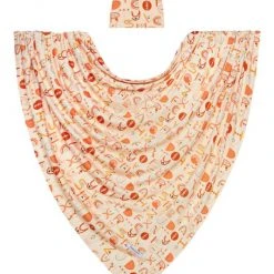 Posh Peanut Baby's Alphabet Medley Swaddle & Beanie Set For Kids