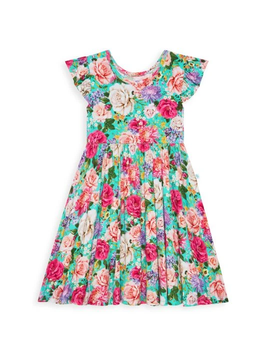 Posh Peanut Little Girl's Lennon Twirl Dress For Kids 3 Posh Peanut Little Girl's Lennon Twirl Dress For Kids