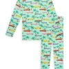 Posh Peanut Little Kid's Saint 2-Piece Pajama Set For Kids -Posh Peanu Shop unnamed file 170