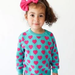 Posh Peanut Little Girl's & Girl's Queen Of Hearts Crewneck Sweater For Kids -Posh Peanu Shop unnamed file 178