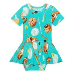 Posh Peanut Baby Girl's & Little Girl's Sports Day Bodysuit For Kids
