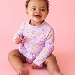 Posh Peanut Baby Girl's Cleo Long-Sleeve Swimsuit For Kids -Posh Peanu Shop unnamed file 199