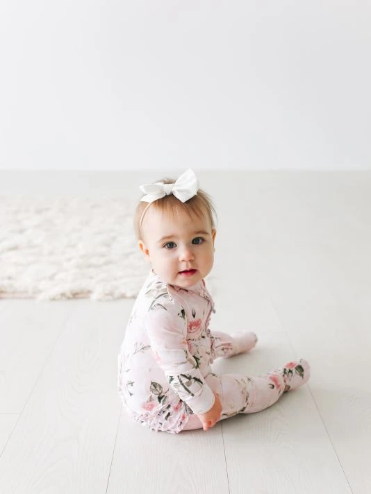 Posh Peanut Baby Girl's Vintage Pink Rose 6-Piece Gift Box Set For Kids 4 Posh Peanut Baby Girl's Vintage Pink Rose 6-Piece Gift Box Set For Kids - Image 3