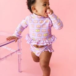 Posh Peanut Baby Girl's Cleo Long-Sleeve Swimsuit For Kids -Posh Peanu Shop unnamed file 200