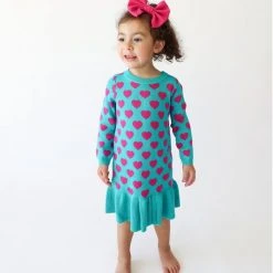 Posh Peanut Little Girl's & Girl's Queen Of Hearts Sweater Dress For Kids -Posh Peanu Shop unnamed file 204