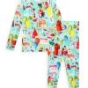 Posh Peanut Baby's, Little Kid's & Kid's Happy Birthday 2-Piece Pajama Set For Kids -Posh Peanu Shop unnamed file 205