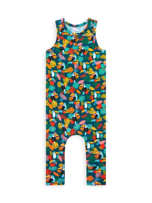 Posh Peanut Baby's Rio Henley Racerback Romper For Kids 3 Posh Peanut Baby's Rio Henley Racerback Romper For Kids