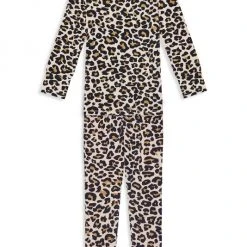 Posh Peanut Baby's, Little Girl's & Girl's Lana 2-Piece Leopard-Print Pajama Set For Kids