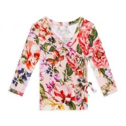 Posh Peanut Baby Girl's Marisol Tie Front Ruffled Kimono Set For Kids -Posh Peanu Shop unnamed file 231