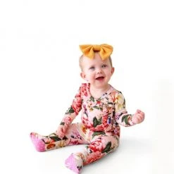 Posh Peanut Baby Girl's Marisol Tie Front Ruffled Kimono Set For Kids -Posh Peanu Shop unnamed file 233