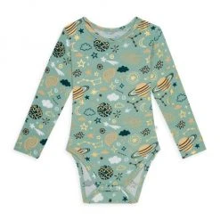 Posh Peanut Baby's To The Stars Long Sleeve Bodysuit For Kids