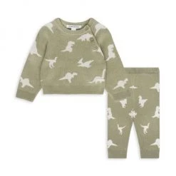 Posh Peanut Baby Boy's Poshosaurus 2-Piece Sweater & Legging Set For Kids
