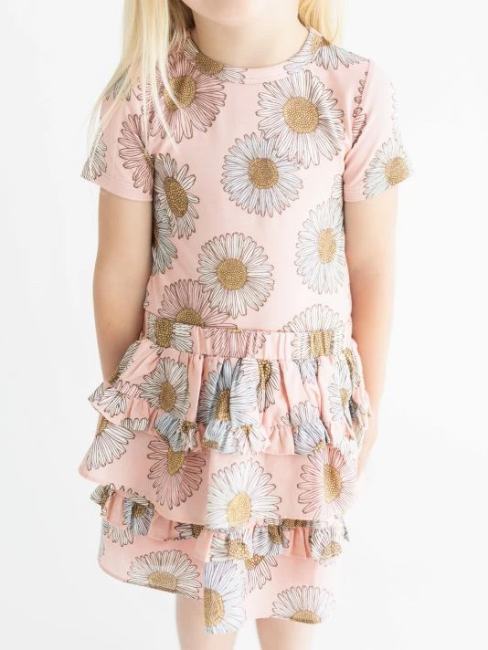 Posh Peanut Little Girl's & Girl's Millie Ruffled Mini Skirt For Kids 4 Posh Peanut Little Girl's & Girl's Millie Ruffled Mini Skirt For Kids - Image 2