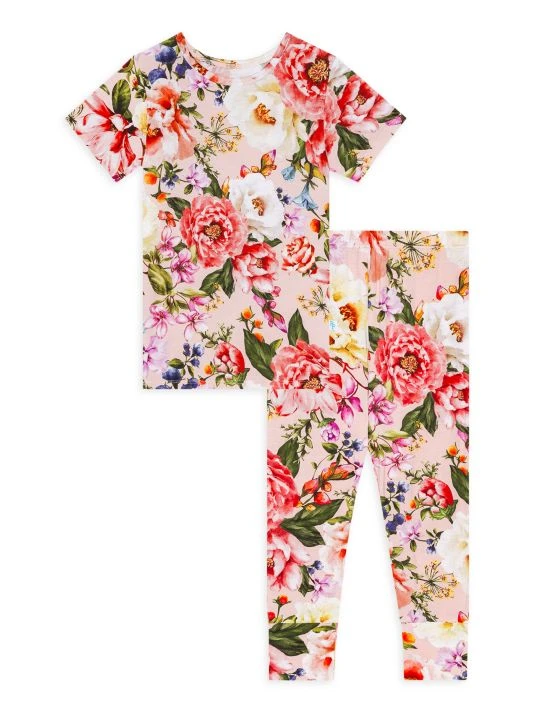 Posh Peanut Little Girl's & Girl's Marisol Basic Short-Sleeve T-Shirt & Pants Set For Kids 3 Posh Peanut Little Girl's & Girl's Marisol Basic Short-Sleeve T-Shirt & Pants Set For Kids