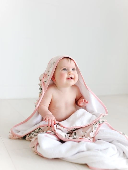 Posh Peanut Baby Girl's Vintage Pink Rose 6-Piece Gift Box Set For Kids 5 Posh Peanut Baby Girl's Vintage Pink Rose 6-Piece Gift Box Set For Kids - Image 4