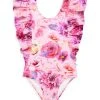 Posh Peanut Little Girl's & Girl's Floral Ruffled One-Piece Swimsuit For Kids -Posh Peanu Shop unnamed file 303