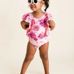 Posh Peanut Little Girl's & Girl's Floral Ruffled One-Piece Swimsuit For Kids -Posh Peanu Shop unnamed file 305