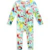 Posh Peanut Baby's Happy Birthday Double-Zipper Footie For Kids -Posh Peanu Shop unnamed file 316