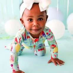 Posh Peanut Baby's Happy Birthday Double-Zipper Footie For Kids 9 Posh Peanut Baby's Happy Birthday Double-Zipper Footie For Kids -Posh Peanu Shop unnamed file 319