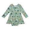 Posh Peanut Baby Girl's To The Stars Ruffled Bodysuit Dress For Kids -Posh Peanu Shop unnamed file 327