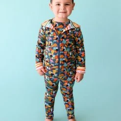 Posh Peanut Baby's & Little Kid's Rio & Tropical Stripe Reversible Jacket For Kids -Posh Peanu Shop unnamed file 394