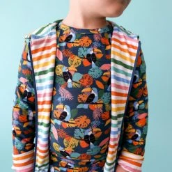 Posh Peanut Baby's & Little Kid's Rio & Tropical Stripe Reversible Jacket For Kids -Posh Peanu Shop unnamed file 395