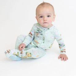 Posh Peanut Baby's Posh Tree House Ruffled Zip-Up Footie For Kids -Posh Peanu Shop unnamed file 399