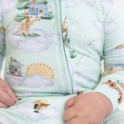 Posh Peanut Baby's Posh Tree House Ruffled Zip-Up Footie For Kids -Posh Peanu Shop unnamed file 400