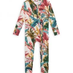 Posh Peanut Baby's Tropicana Double Zip One-Piece Footie For Kids