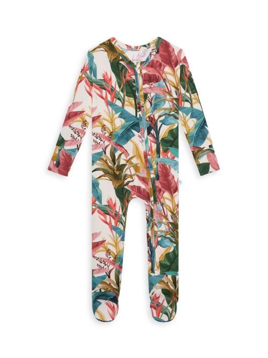 Posh Peanut Baby's Tropicana Double Zip One-Piece Footie For Kids 3 Posh Peanut Baby's Tropicana Double Zip One-Piece Footie For Kids