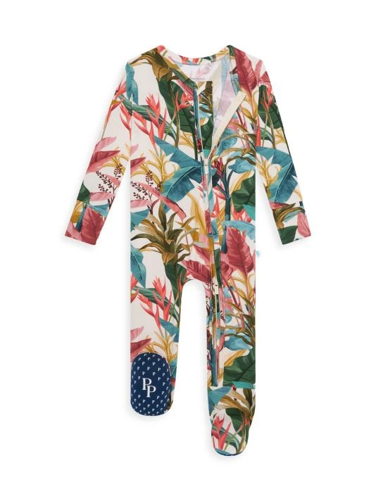 Posh Peanut Baby's Tropicana Double Zip One-Piece Footie For Kids 4 Posh Peanut Baby's Tropicana Double Zip One-Piece Footie For Kids - Image 2