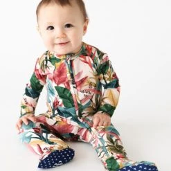 Posh Peanut Baby's Tropicana Double Zip One-Piece Footie For Kids 7 Posh Peanut Baby's Tropicana Double Zip One-Piece Footie For Kids -Posh Peanu Shop unnamed file 406