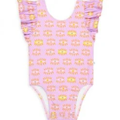 Posh Peanut Baby Girl's Cleo One-Piece Swimsuit For Kids