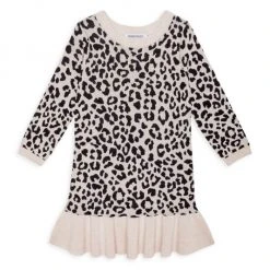 Posh Peanut Little Girl's & Girl's Layla Long Sleeve Sweater Dress For Kids