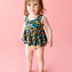Posh Peanut Baby Girl's Rio Tropical Stripe Peplum Tank & Bloomers Set For Kids -Posh Peanu Shop unnamed file 465