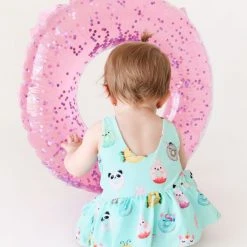 Posh Peanut Baby's,Little Girl's & Girl's One-Piece Donut Twirl Skirt Swimsuit For Kids -Posh Peanu Shop unnamed file 470