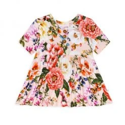 Posh Peanut Little Girl's & Girl's Marisol Henley Pepelum Top & Leggings Set For Kids -Posh Peanu Shop unnamed file 496