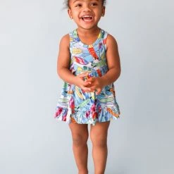 Posh Peanut Baby Girl's Wave Ruffled Bodysuit Dress For Kids 3 Posh Peanut Baby Girl's Wave Ruffled Bodysuit Dress For Kids -Posh Peanu Shop unnamed file 513
