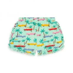 Posh Peanut Little Girl's Saint Ruffle T-Shirt & Varsity Shorts Set For Kids -Posh Peanu Shop unnamed file 526